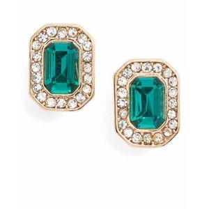 🆕 NWT BP Nordstrom Green Studded Earrings